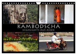 Kambodscha - Highlights aus Asien 2025 (Wandkalender 2025 DIN A4 quer), CALVENDO Monatskalender - Gabriele Gerner-Haudum. Reisefotografie