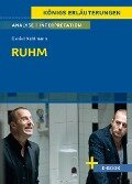 Ruhm - Textanalyse und Interpretation - Daniel Kehlmann