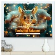 Tierische Balance (hochwertiger Premium Wandkalender 2025 DIN A2 quer), Kunstdruck in Hochglanz - Daniela Tapper