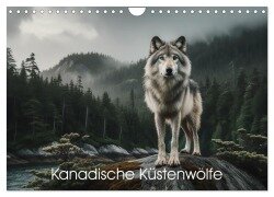 Kanadische Küstenwölfe (Wandkalender 2025 DIN A4 quer), CALVENDO Monatskalender - Peter R. Stuhlmann