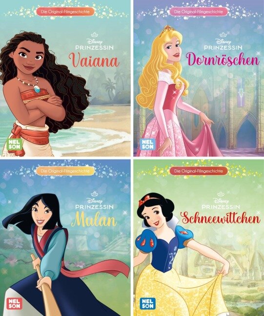 Nelson Mini-Bücher: 4er Disney Prinzessin 21-24 - 
