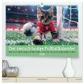 Der tierisch lustige Fußballkalender (hochwertiger Premium Wandkalender 2025 DIN A2 quer), Kunstdruck in Hochglanz - Peter Rübsamen