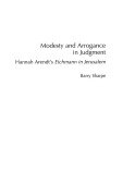 Cover-Bild zum Titel 'Modesty and Arrogance in Judgment' von 'Barry Sharpe'