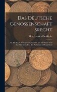 Das Deutsche Genossenschaftsrecht - Otto Friedrich Von Gierke