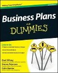 Cover-Bild zum Titel 'Business Plans For Dummies' von 'Paul Tiffany, Steven D. Peterson, Colin Barrow'