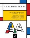Coloring Book - Alphabet Mondrian Style - Art-Visual