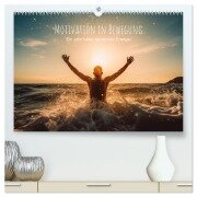 Motivation in Bewegung - Ein Jahr voller sportlicher Energie (hochwertiger Premium Wandkalender 2026 DIN A2 quer), Kunstdruck in Hochglanz - Artefacti Artefacti