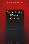 Criminal Liability of Managers in Europe - Stanislaw Tosza