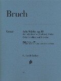 Bruch, Max - Acht Stücke op. 83 für Klarinette (Violine), Viola (Violoncello) und Klavier - Max Bruch