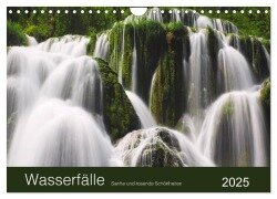 WASSERFÄLLE - Sanfte und tosende Schönheiten (Wandkalender 2025 DIN A4 quer), CALVENDO Monatskalender - Lucyna Koch