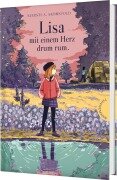 Cover-Bild zum Titel 'Lisa mit einem Herz drum rum' von 'Kjersti Annesdatter Skomsvold'