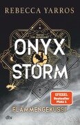 Cover-Bild zum Titel 'Onyx Storm - Flammengeküsst' von 'Rebecca Yarros'