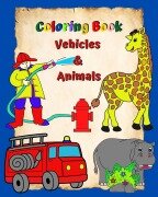 Coloring Book Vehicles and Animals - Maryan Ben Kim