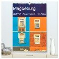 Magdeburg - Moderne - Neues Bauen - Bauhaus (hochwertiger Premium Wandkalender 2024 DIN A2 hoch), Kunstdruck in Hochglanz - Michael Schulz-Dostal
