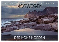 Norwegen - der hohe Norden (Tischkalender 2025 DIN A5 quer), CALVENDO Monatskalender - Val Thoermer