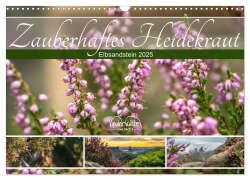 Zauberhaftes Heidekraut - Elbsandstein (Wandkalender 2025 DIN A3 quer), CALVENDO Monatskalender - Kevin Walther