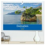 Dalmatien - Stille Orte (hochwertiger Premium Wandkalender 2026 DIN A2 quer), Kunstdruck in Hochglanz - Berthold Werner