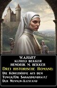 Drei historische Romane: Die Königssöhne aus dem Tower/Die Sarazenenbraut/Der Nonnen-Aufstand - Alfred Bekker, W. A. Hary, Hendrik M. Bekker