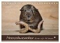 Meerschweinchen - Kleine süße Fellnasen (Tischkalender 2024 DIN A5 quer), CALVENDO Monatskalender - Petra Fischer