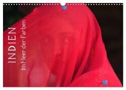 Indien - im Meer der Farben (Wandkalender 2025 DIN A3 quer), CALVENDO Monatskalender - Peter Schürholz