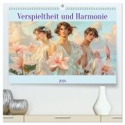 Verspieltheit und Harmonie (hochwertiger Premium Wandkalender 2026 DIN A2 quer), Kunstdruck in Hochglanz - Liselotte Brunner-Klaus