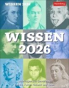Cover-Bild zum Titel 'Wissen Tagesabreißkalender 2026 - Quizfragen aus Geschichte, Politik, Kultur, Technik und Sport' von 'Berthold Budde'