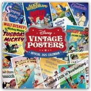 Cover-Bild zum Titel 'Disney Vintage Posters - Disney Filmplakate - Offizieller Kalender 2026 - Wandkalender' von ''