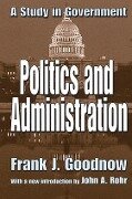 Politics and Administration - Frank J Goodnow