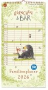 Cover-Bild zum Titel 'Hörnchen & Bär. Familienplaner 2026' von 'Andreas H. Schmachtl'