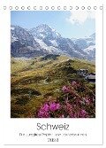 Schweiz (Tischkalender 2024 DIN A5 hoch), CALVENDO Monatskalender - Franziska Petersen