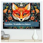 Lustige Waldtiere (hochwertiger Premium Wandkalender 2026 DIN A2 quer), Kunstdruck in Hochglanz - Ally Bee