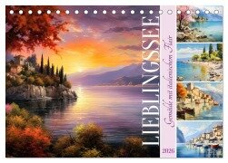 Lieblingssee (Tischkalender 2026 DIN A5 quer), CALVENDO Monatskalender - Sabine Löwer