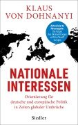 Cover-Bild zum Titel 'Nationale Interessen' von 'Klaus Von Dohnanyi'