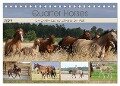 Quarter Horses - Die größte Zuchtbuchrasse der Welt (Tischkalender 2024 DIN A5 quer), CALVENDO Monatskalender - B. Mielewczyk
