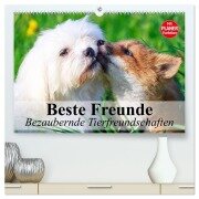 Cover-Bild zum Titel 'Beste Freunde. Bezaubernde Tierfreundschaften (hochwertiger Premium Wandkalender 2026 DIN A2 quer), Kunstdruck in Hochglanz' von 'Elisabeth Stanzer'