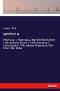 Cover-Bild zum Titel 'Schriften 4' von 'Ludwig Tieck'