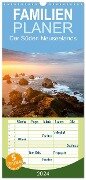 Familienplaner 2024 - Der Süden Neuseelands: Berge, Seen und traumhafte Küsten mit 5 Spalten (Wandkalender, 21 x 45 cm) CALVENDO - Gerhard Aust