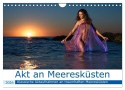 Akt an wilden Meeresküsten (Wandkalender 2026 DIN A4 quer), CALVENDO Monatskalender - Martin Zurmühle