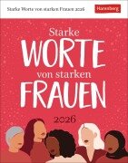 Starke Worte von starken Frauen Tagesabreißkalender 2026 - Julia Linne, Martina Schnober-Sen, Brigitte Lotz