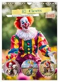 KI Clowns Mit Leichtigkeit das Leben genießen (Wandkalender 2025 DIN A4 hoch), CALVENDO Monatskalender - Claudia Schimmack