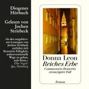 Cover-Bild zum Titel 'Reiches Erbe' von 'Donna Leon'