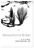 Monochrome Blüten - In Schwarz-Weiß Bildern durch das Jahr (Tischkalender 2024 DIN A5 hoch), CALVENDO Monatskalender - Stefanie Küppers