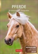 Cover-Bild zum Titel 'Pferde Wochenplaner 2026 - 53 faszinierende Fotografien' von ''