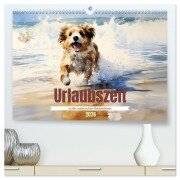 Urlaubszeit an der malerischen Nordseeküste (hochwertiger Premium Wandkalender 2026 DIN A2 quer), Kunstdruck in Hochglanz - Daniela Tapper
