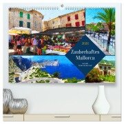 Zauberhaftes Mallorca - Gemalte Eindrücke der Insel (hochwertiger Premium Wandkalender 2026 DIN A2 quer), Kunstdruck in Hochglanz - Anja Frost