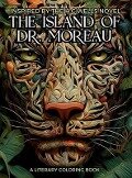 Literary Coloring Book inspired by H.G. Wells's Novel The Island of Dr. Moreau - Gargoyle Collective