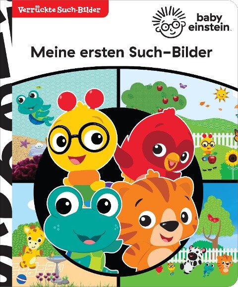 Baby Einstein - Meine ersten Such-Bilder - Verrückte Such-Bilder, groß - Wimmelbuch für Kinder ab 18 Monaten - Pappbilderbuch mit wattiertem Umschlag - 