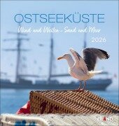 Cover-Bild zum Titel 'Ostseeküste Postkartenkalender 2026 - Wind und Wellen - Sand und Meer' von ''