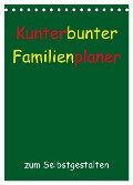 Kunterbunter Familienplaner (Tischkalender 2024 DIN A5 hoch), CALVENDO Monatskalender - Susanne Herppich