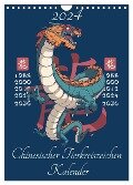 Chinesische Tierkreiszeichen (Wandkalender 2024 DIN A4 hoch), CALVENDO Monatskalender - Luca Schmidt